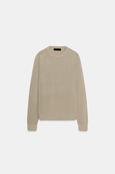 FEINSTRICKPULLOVER - Steingrau von Zara