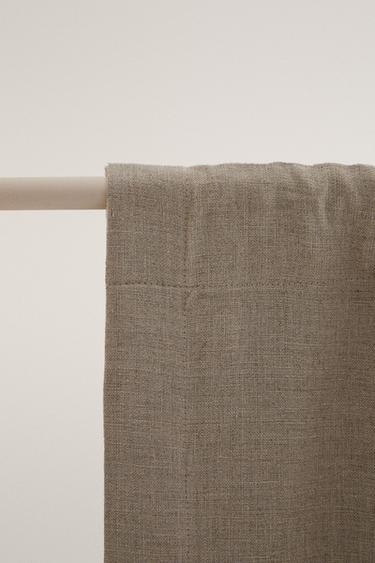 HIGH FILTRATION LINEN CURTAIN — Light beige 2