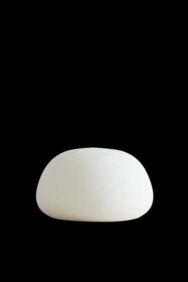 ROUND ALBASTER TABLE LAMP - Crudo de Zara - Imagen 0