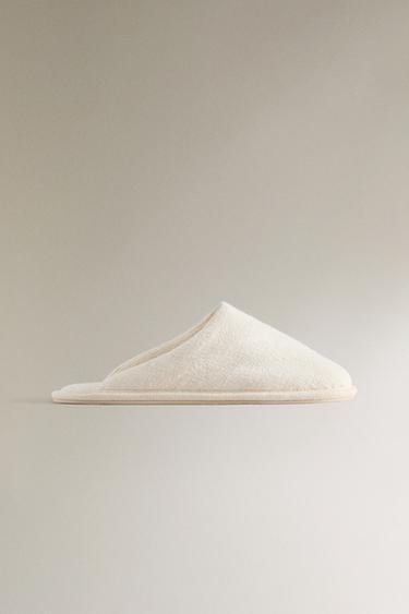 JACQUARD MULE SLIPPERS - Beige by Zara - Image 1