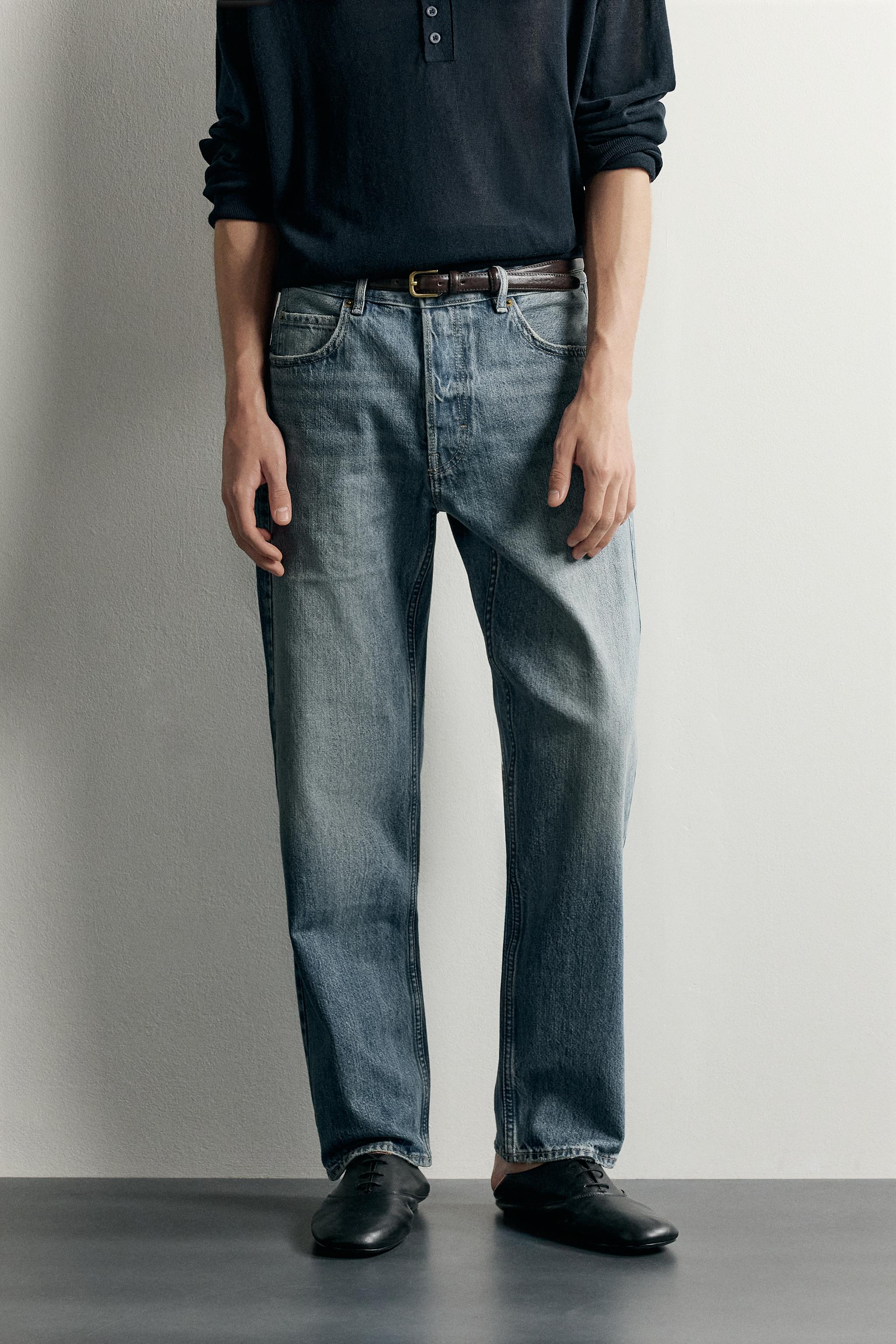 REGULAR FIT JEANS — Blue