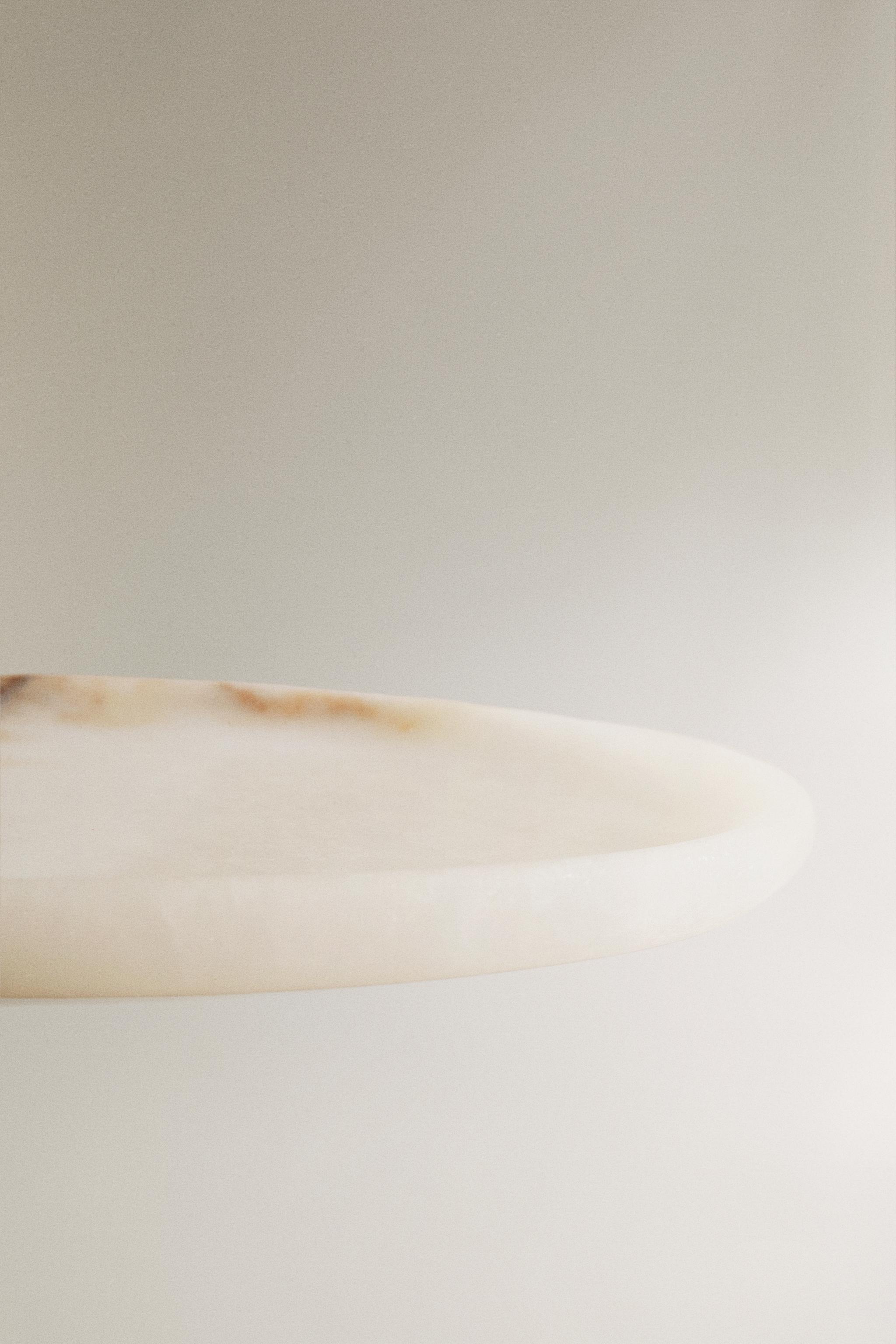 OVAL ALABASTER TRAY