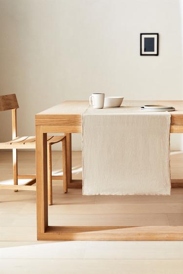 TABLE RUNNER 01 - Braun / Braungrau von Zara