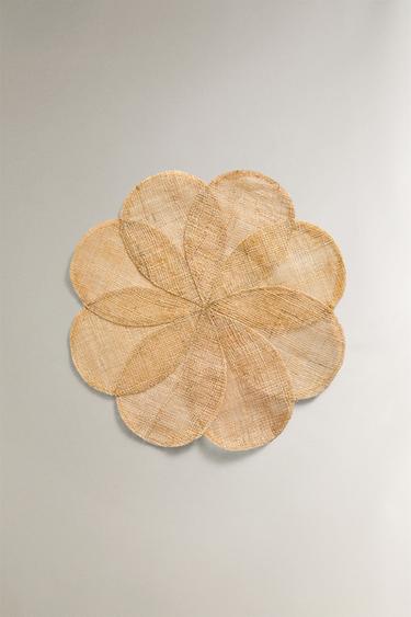 SET DE TABLE FLEUR RAMIE - Rose pâle de Zara - Image 0