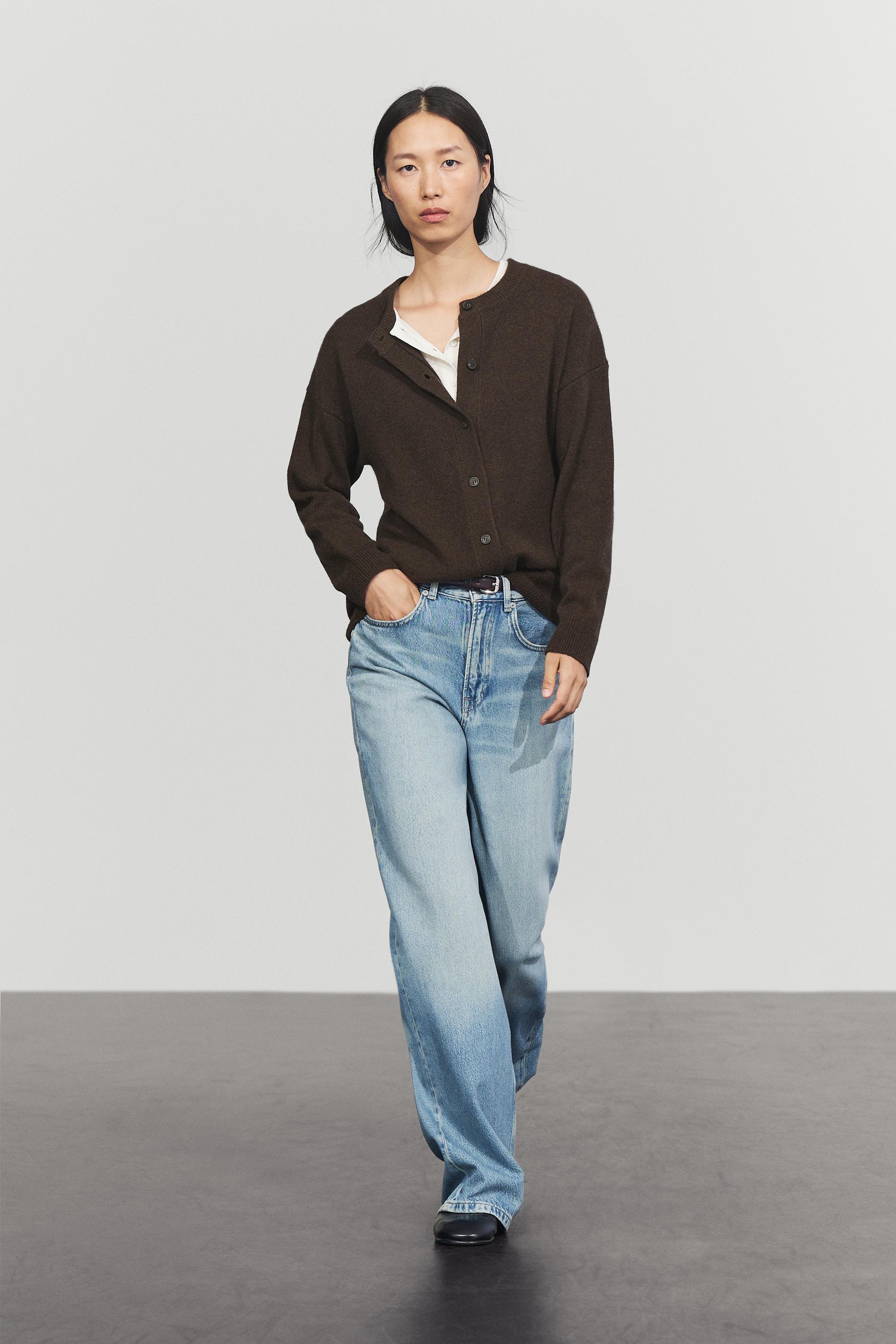 Cardigan en maille oversize 100 % cachemire