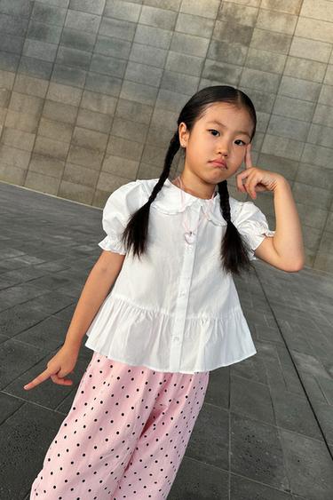 PETER PAN COLLAR SHIRT - White by Zara