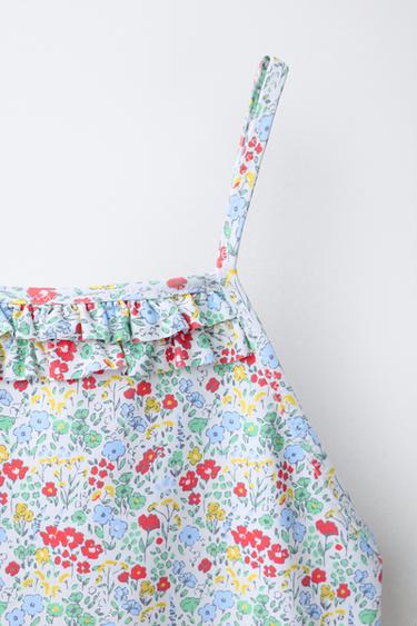 AGES 6-14 / FLORAL PRINT SWIMSUIT - Multicoloured by Zara - Image 2