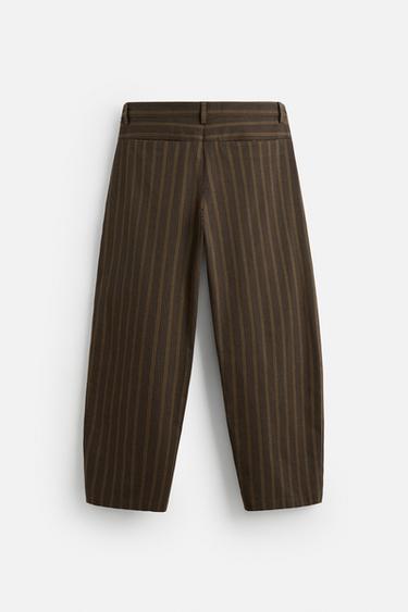 STRIPED BALLOON FIT TROUSERS © OTIS KWAME KYE QUAICOE - Brick by Zara - Image 6