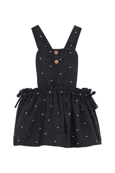 EMBROIDERED SKIRT WITH STRAPS