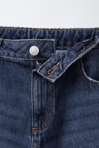 RELAXED BAGGY JEANS MIT RISSEN - Blau von Zara