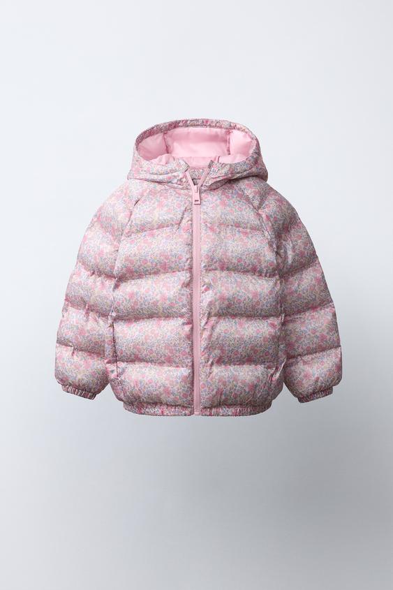 ULTRA-LIGHTWEIGHT FLORAL WATER-REPELLENT JACKET - Pink by Zara - Image 0