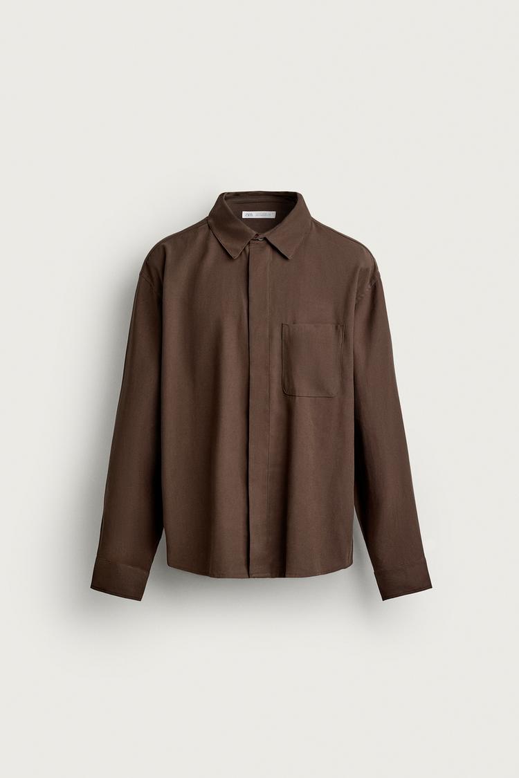Camisa fluida relaxed fit