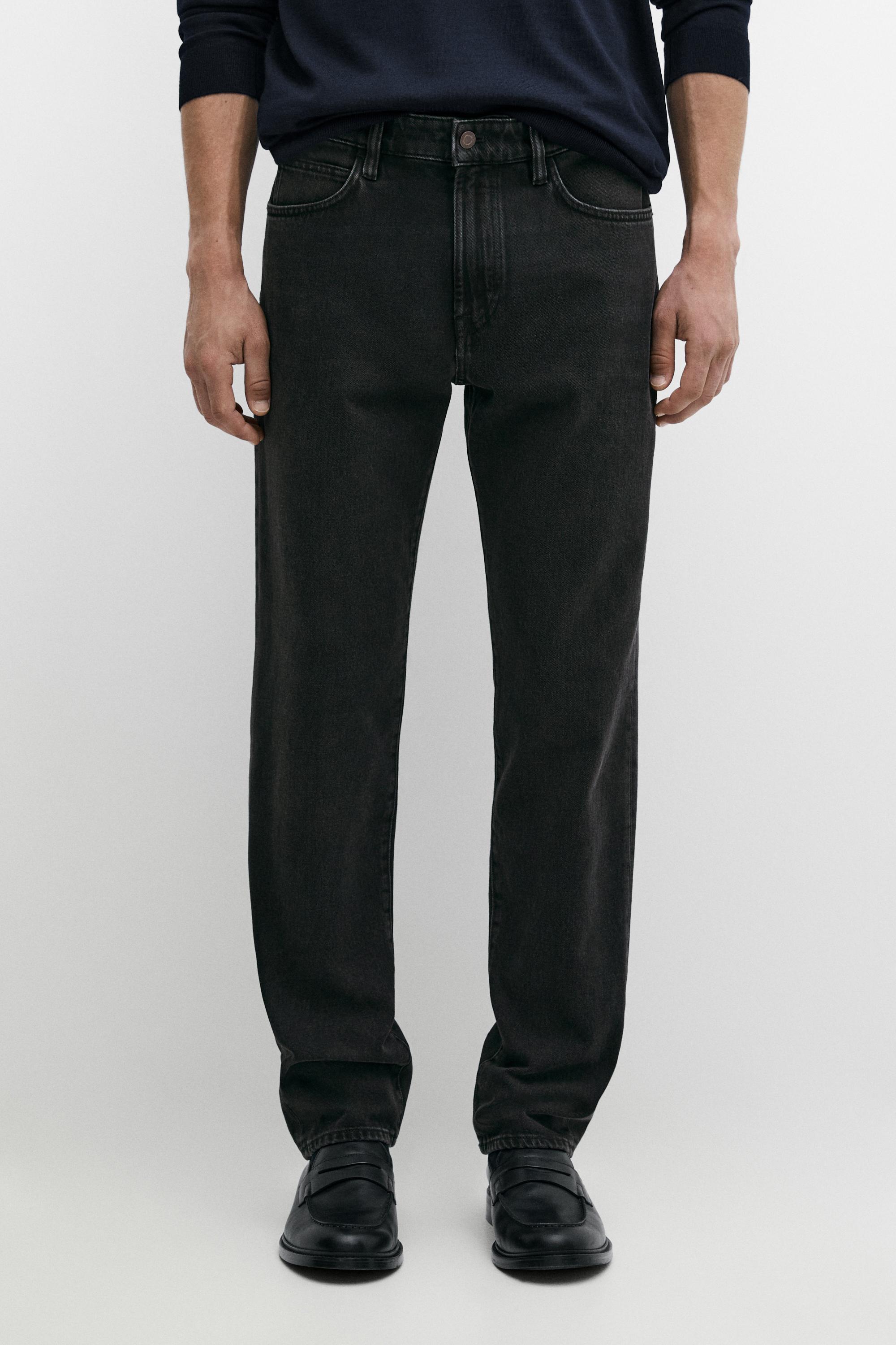 Tapered fit jeans — Anthracite Gray