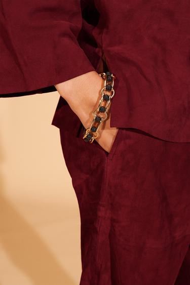 LIMITED EDITION CHAIN LINK BRACELET - Golden by Zara