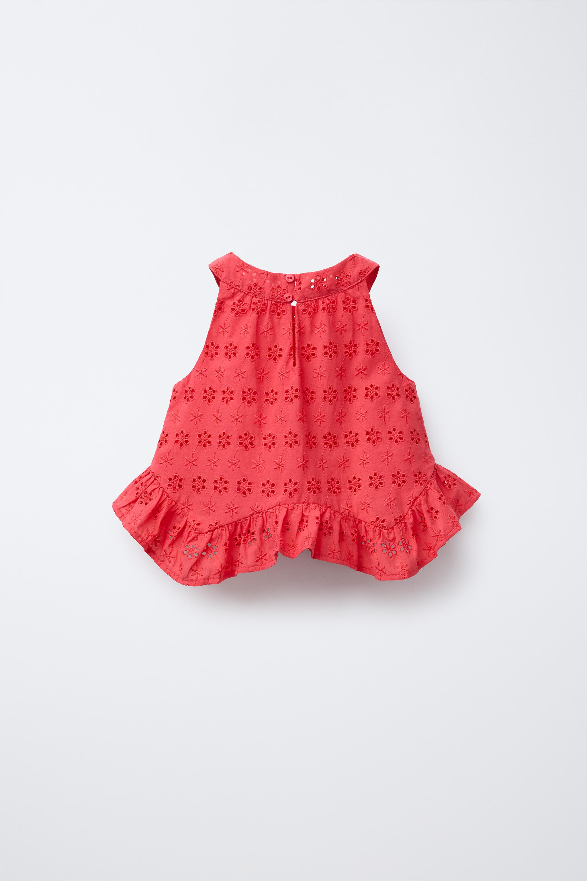 TOP BRODÉ FLEURS