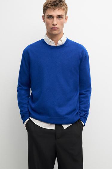 Zara 100% cashmere ribbed knit sweater - 