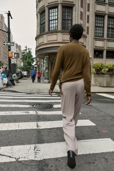 KNOTTED KNIT JUMPER - Khaki by Zara - Image 3