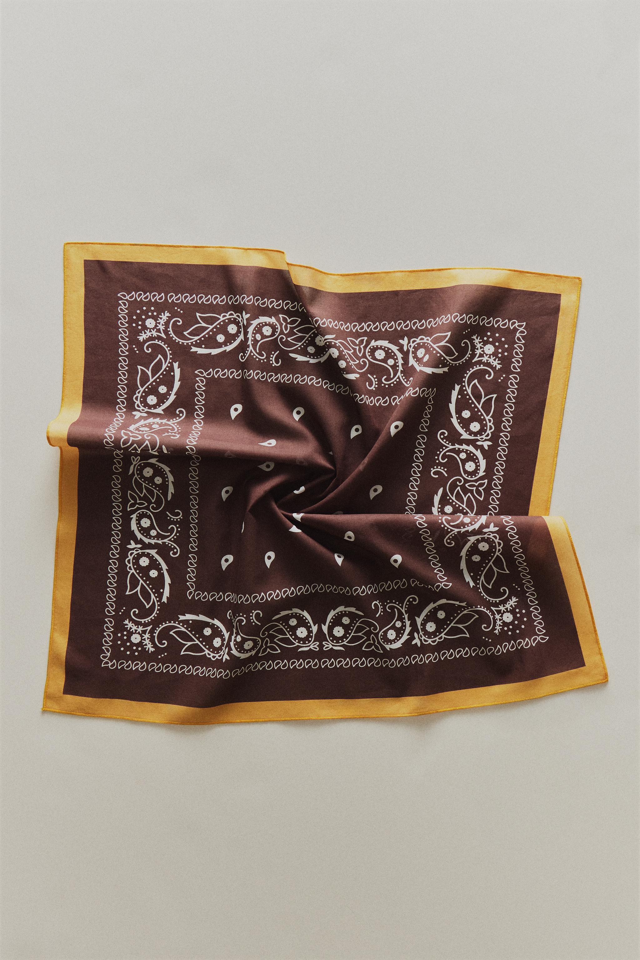 BANDANA COTON PAISLEY POUR ANIMAUX DE COMPAGNIE