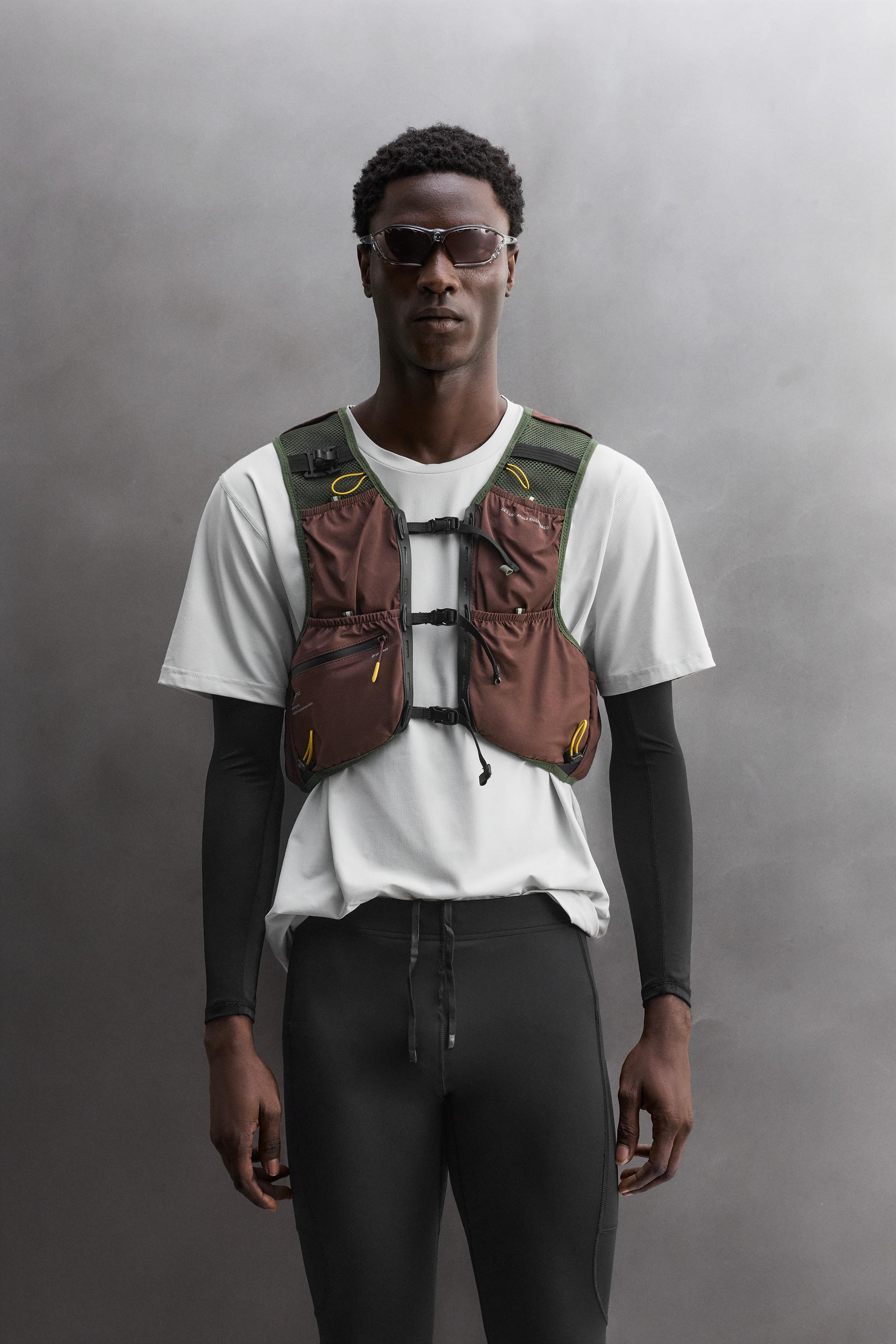 15L SPORTS VEST - Burgundy Red | ZARA India