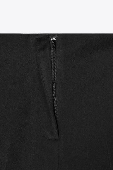 MINI FLARE TROUSERS - Black by Zara - Image 8