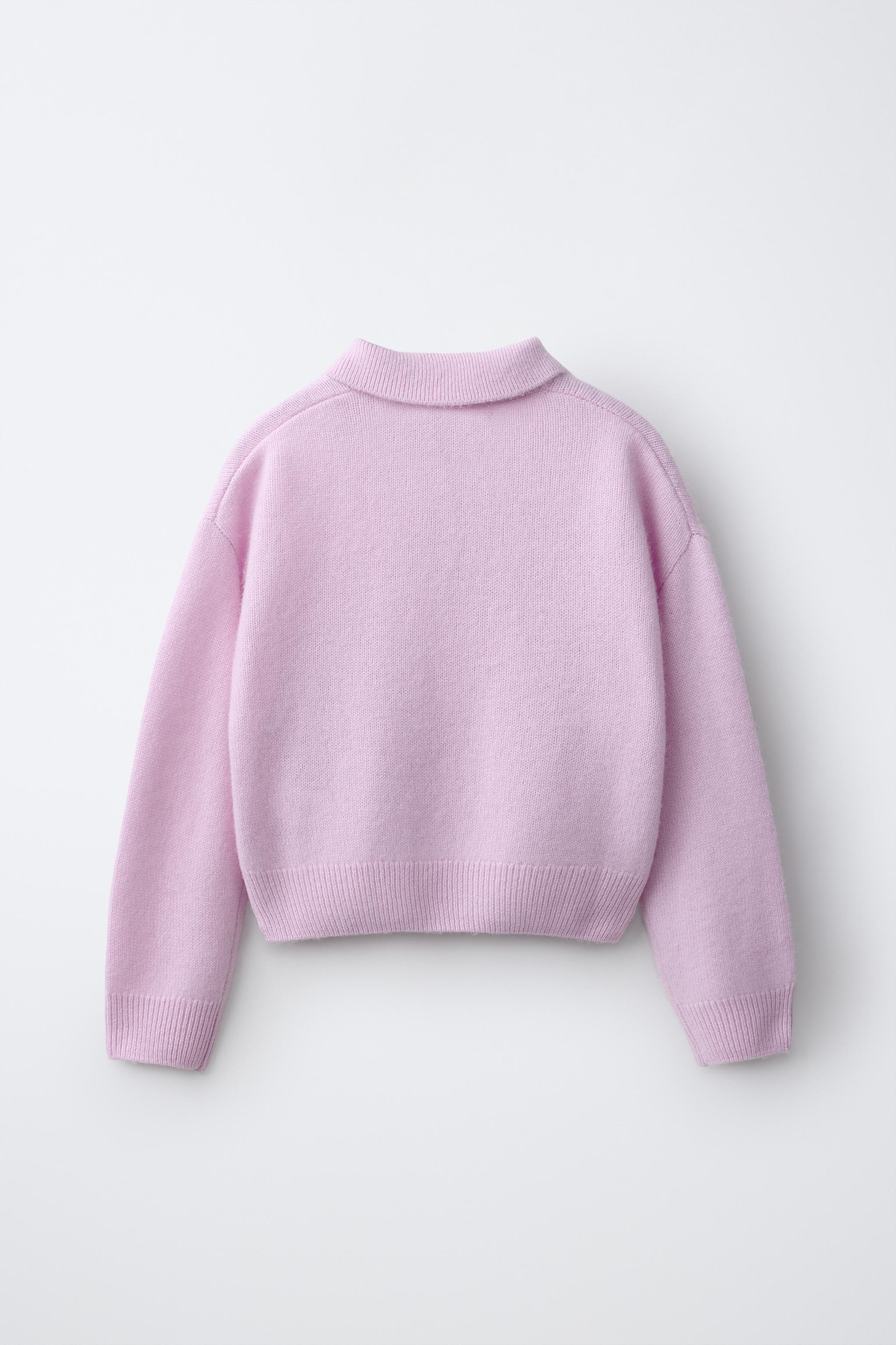 Детские свитеры Zara 100% CASHMERE POLO JUMPER — фото 2