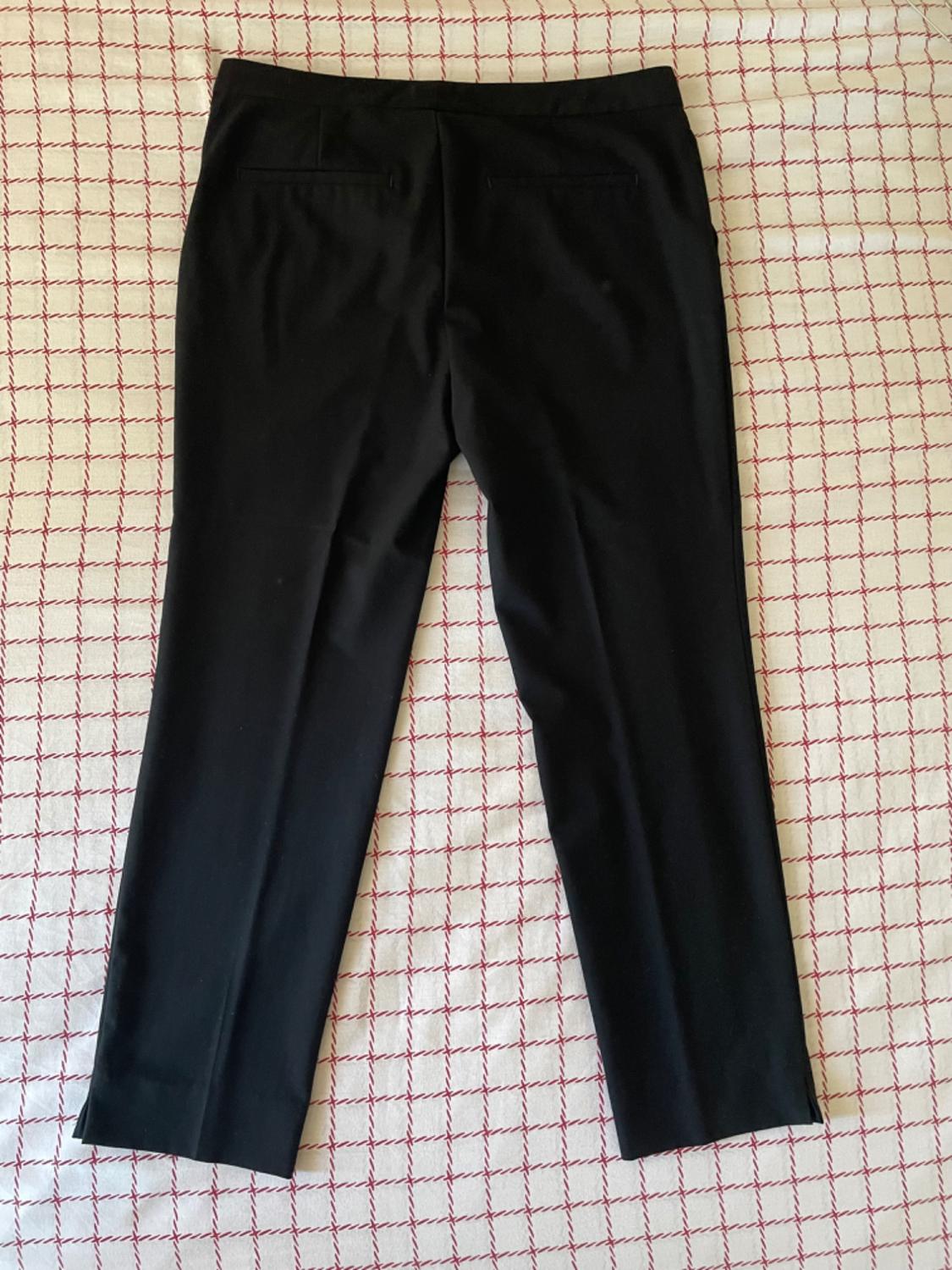 SUIT TROUSERS WITH VENT ON THE HEM - Image 2