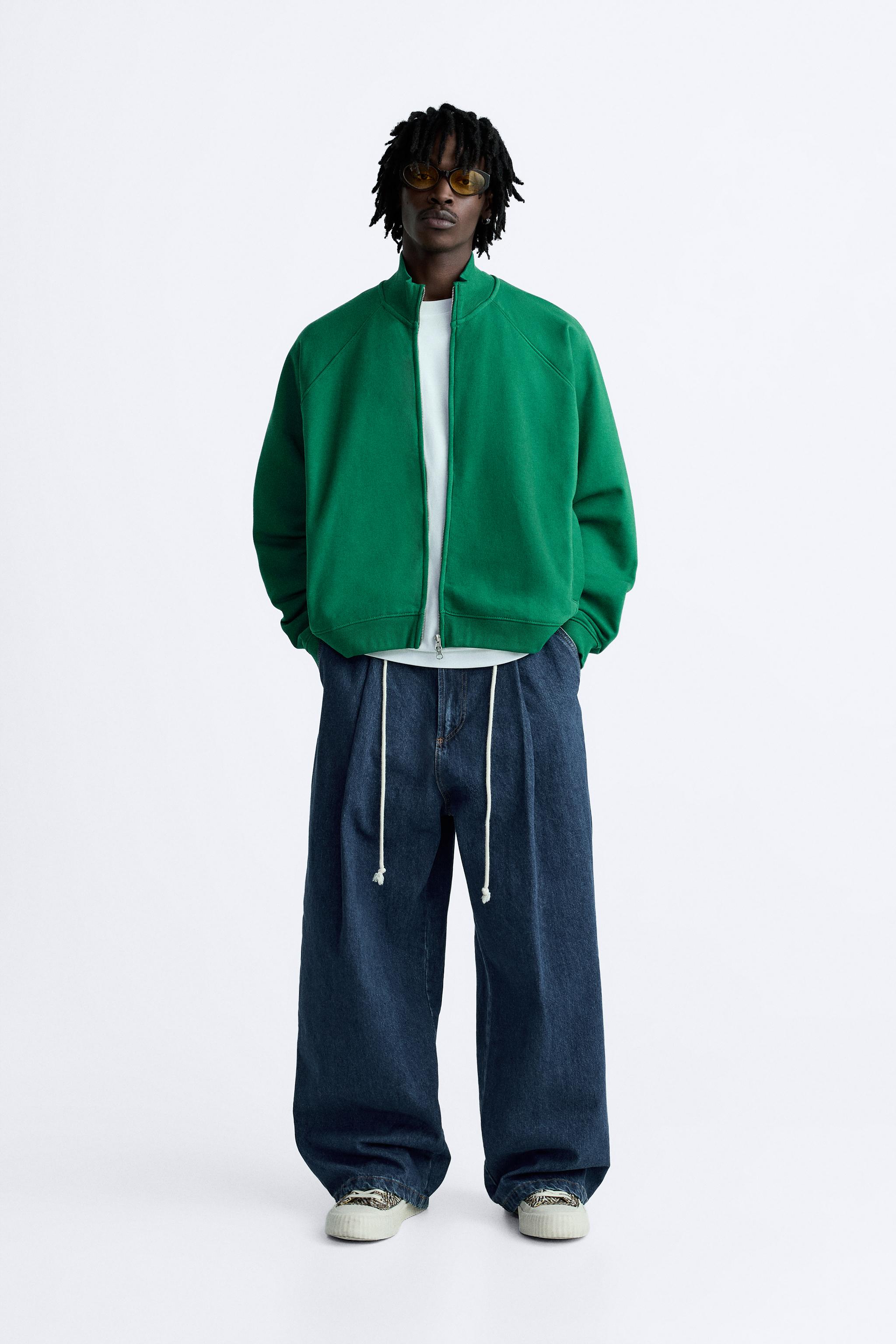 グリーンスウェットシャツ – メンズ | 最新コレクション | ZARA 日本