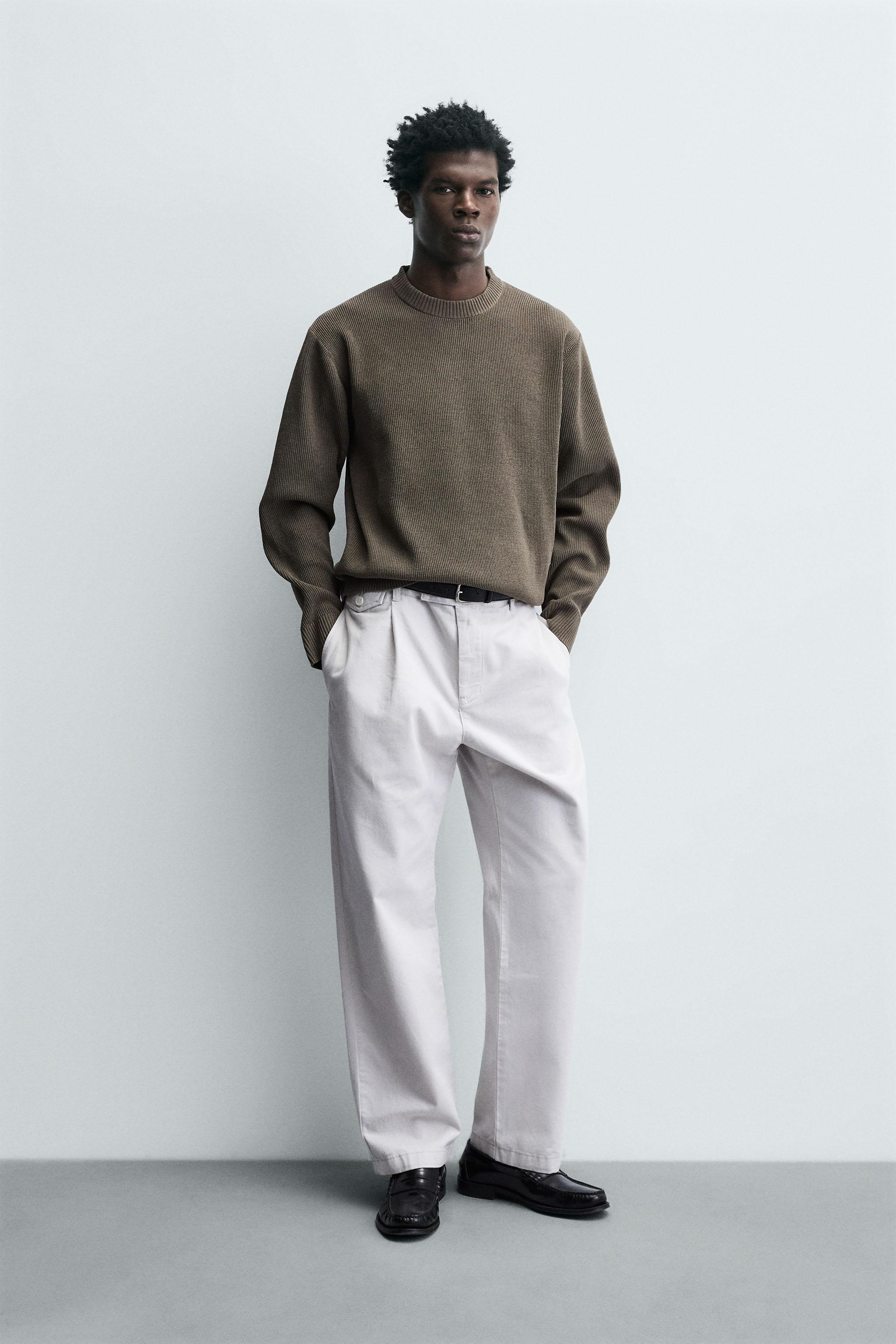 CHENILLE TEXTURED JUMPER - Moss green | ZARA United States