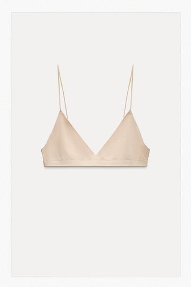 SAUMATTOMAT OLKAIMELLISET RINTALIIVIT - Beige-pink Zaralta