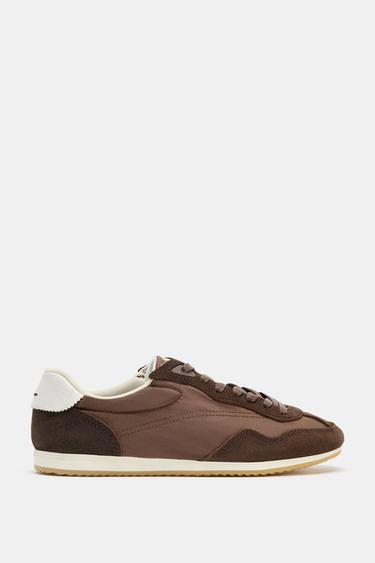 SOFT TRAINERS - Brown by Zara