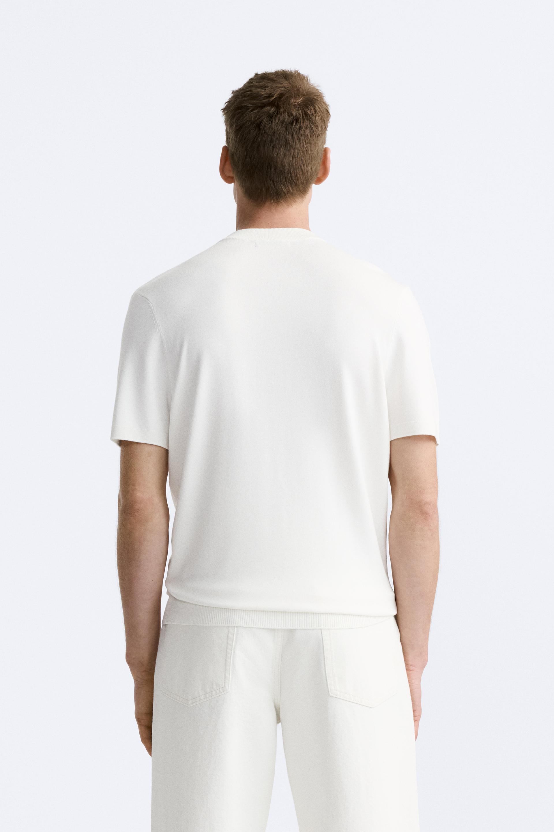 STRUCTURED VISCOSE BLEND SHIRT - White