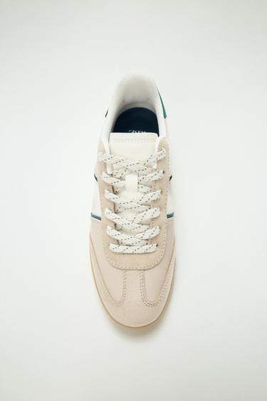 CONTRAST TRAINERS - Taupe Grey by Zara