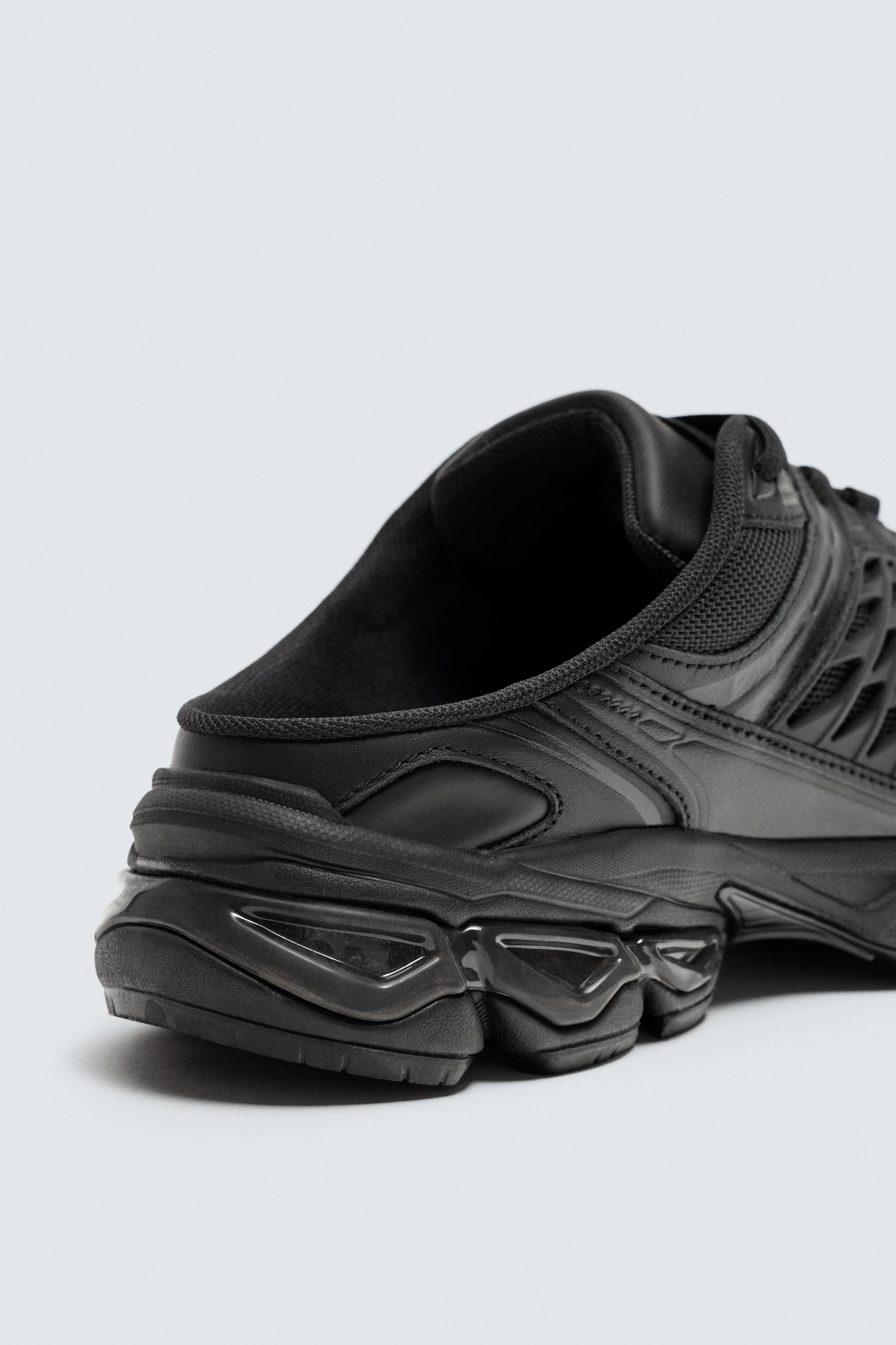 りな　ocaismile ブラック COLLAPSIBLE HEEL SNEAKERS - Black | ZARA United States