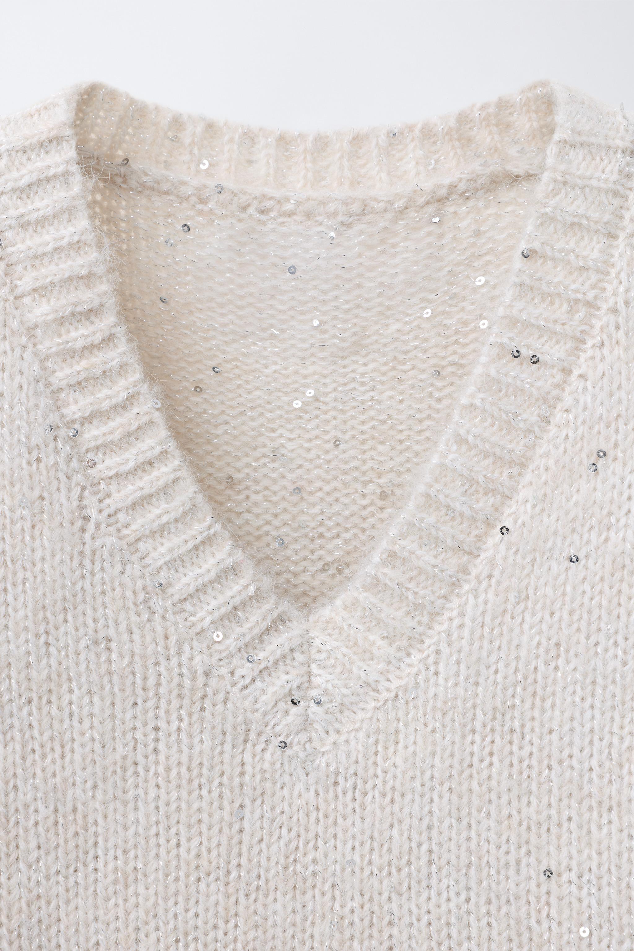 SEQUIN KNIT JUMPER