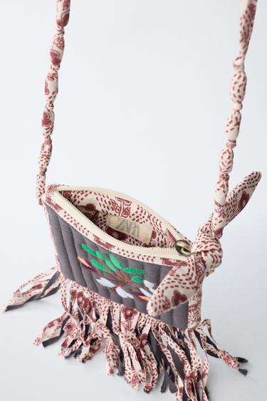 FRINGED CROSSBODY BAG - Multicoloured by Zara - Image 3