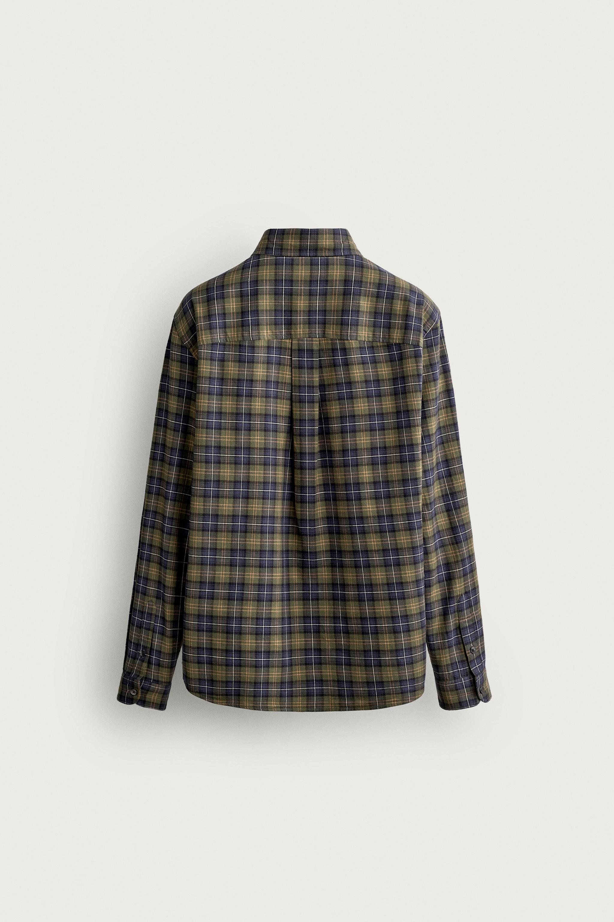 CHEMISE EN FLANELLE À CARREAUX