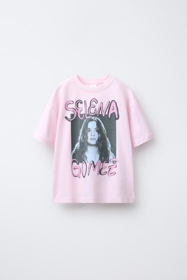 SELENA GÓMEZ © T-SHIRT - Rosa von Zara - Bild 0