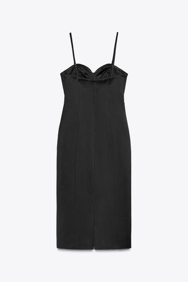 ROBE SATINÉE MULTIPOSITIONS ZW COLLECTION - Noir de Zara - Image 6