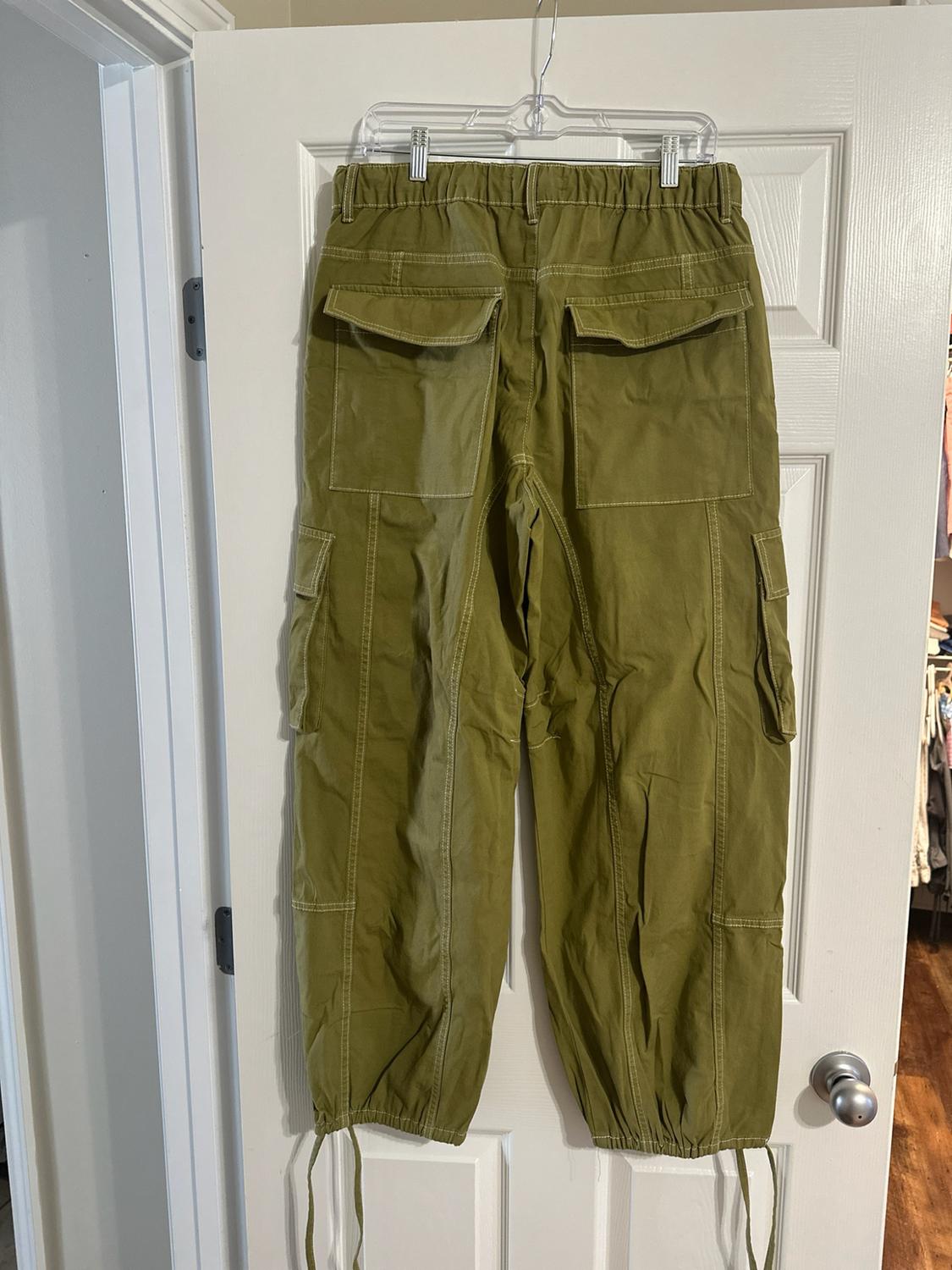 SEAMED CARGO PANTS - Image 2