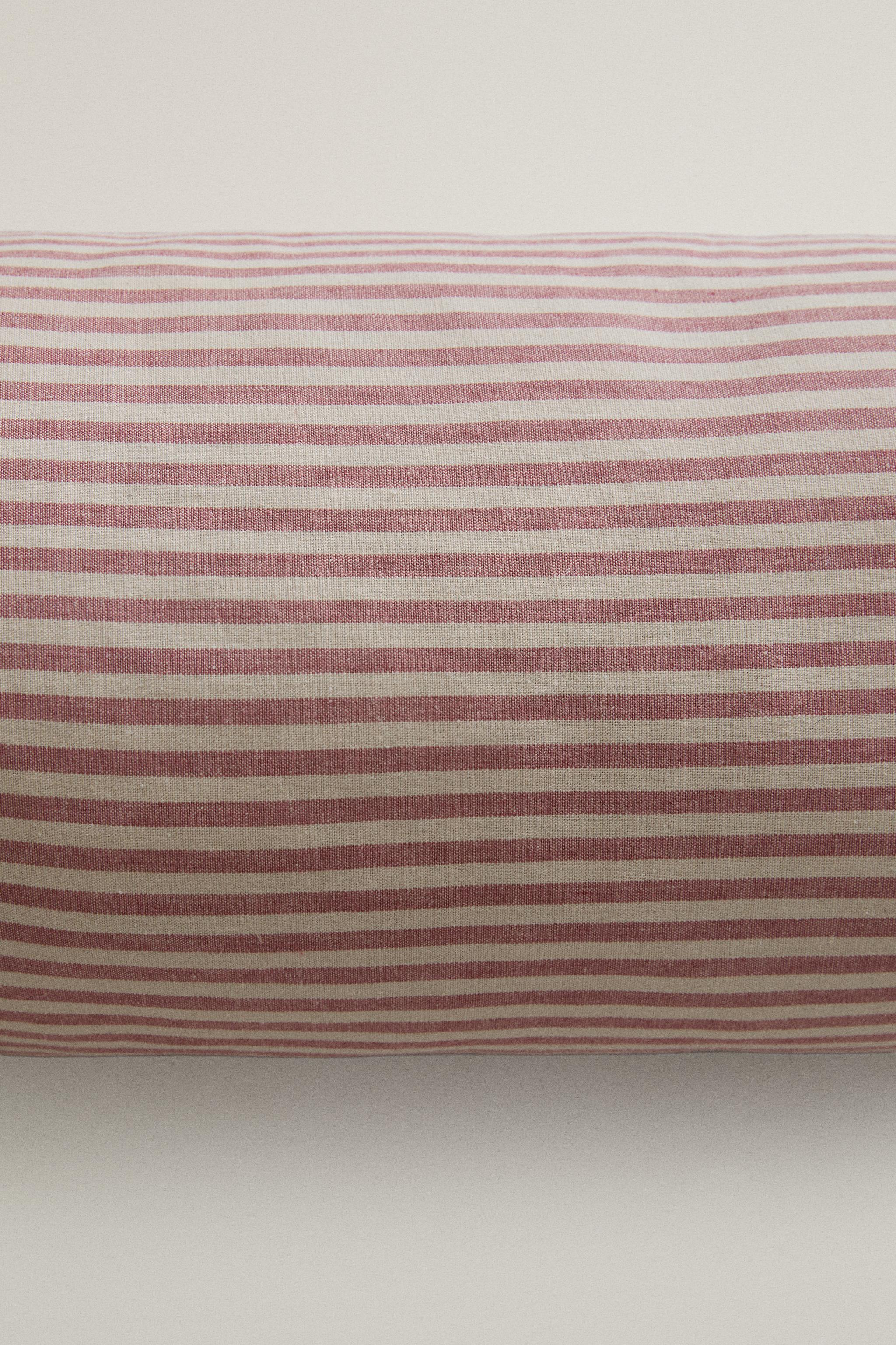 STRIPED BOLSTER PILLOW