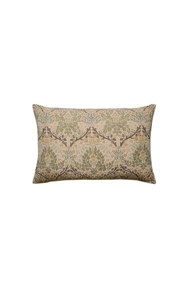 MORRIS & CO. FLORAL CUSHION COVER - Зелений Zara