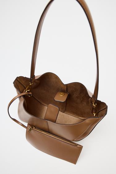 SHOPPER FRONCES - Marron foncé de Zara - Image 6