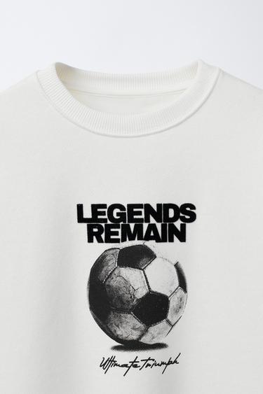 FOOTBALL SWEATSHIRT - Ecru by Zara - Image 2