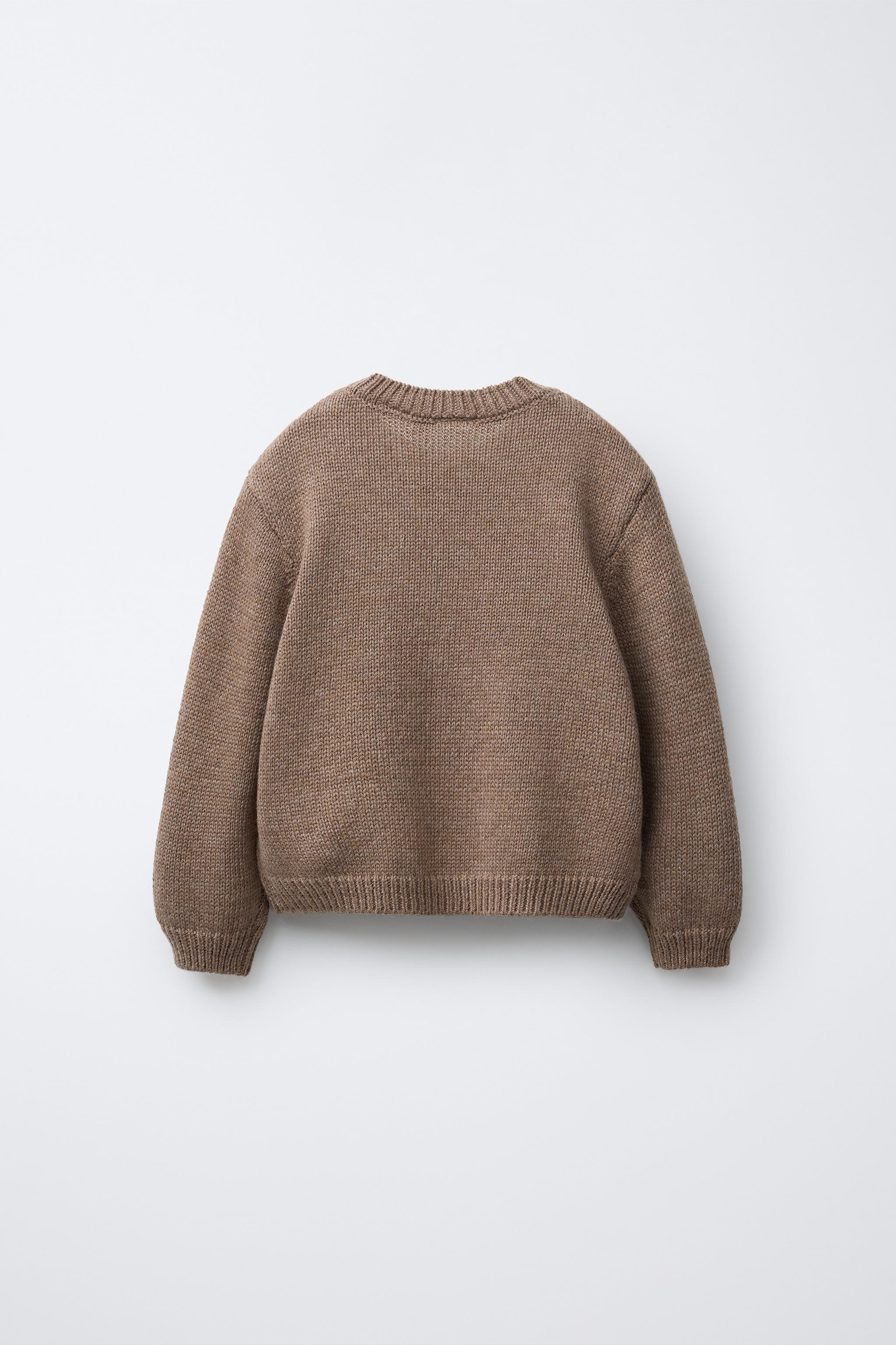 CONTRAST HEARTS KNIT JUMPER