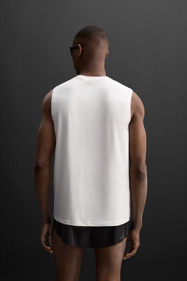 TECHNICAL TANK TOP - White by Zara - Image 2