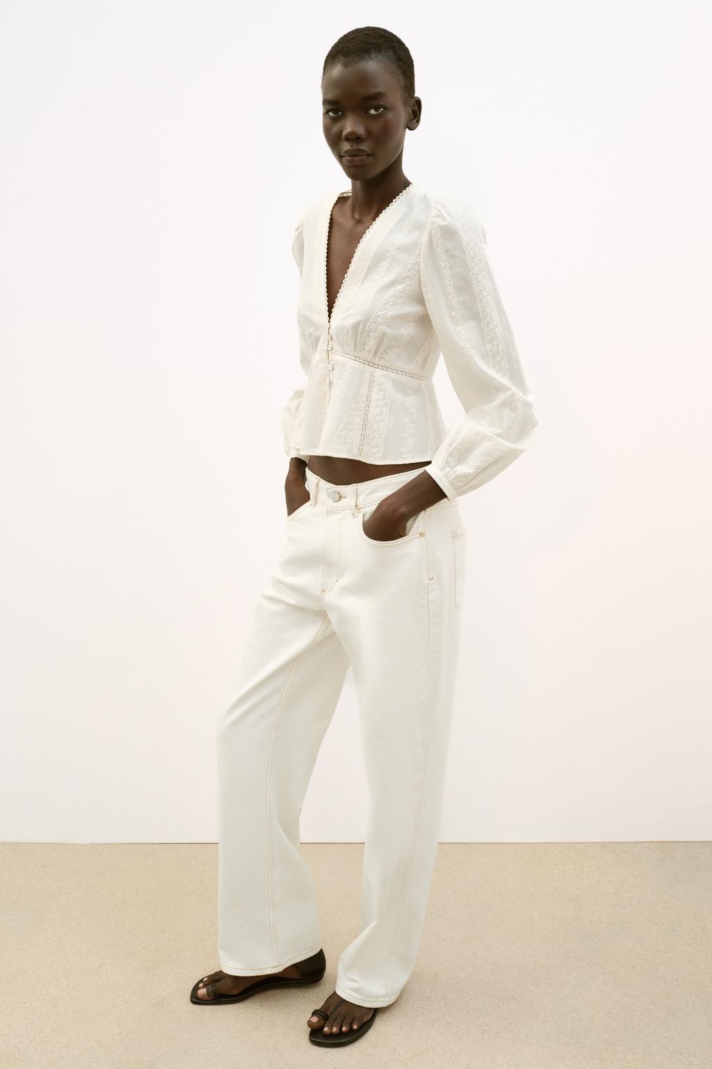 ROMANTIC EMBROIDERED BLOUSE - image 2