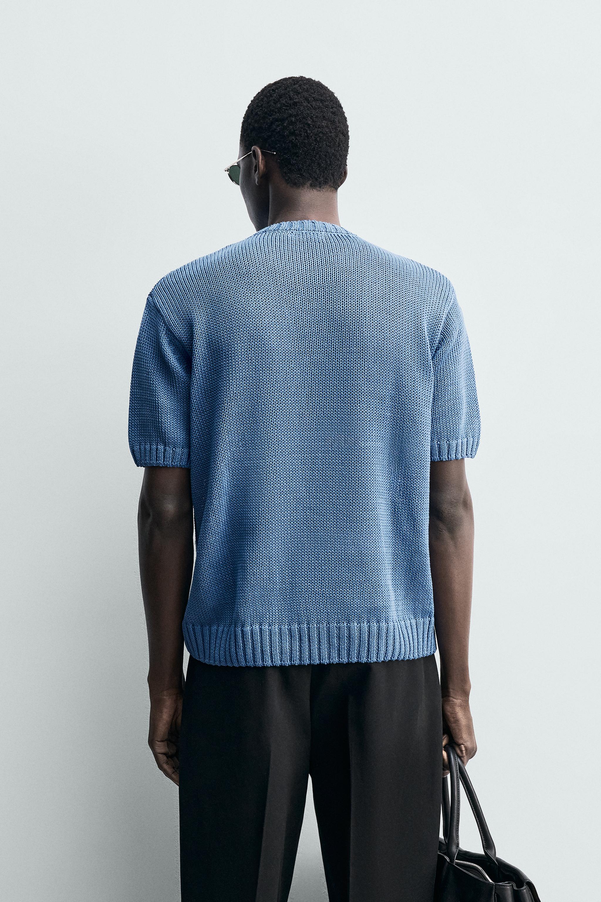 T-SHIRT EN MAILLE COUPE RELAXED