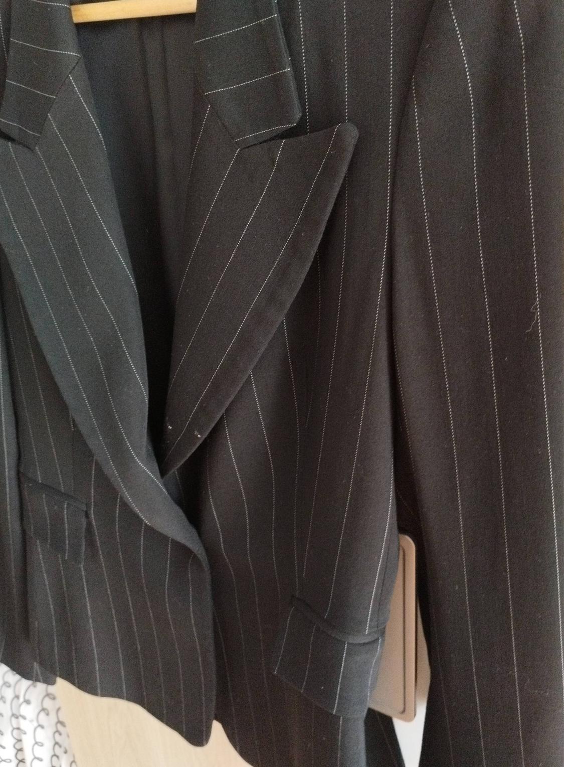 FITTED PINSTRIPE BLAZER - Image 6