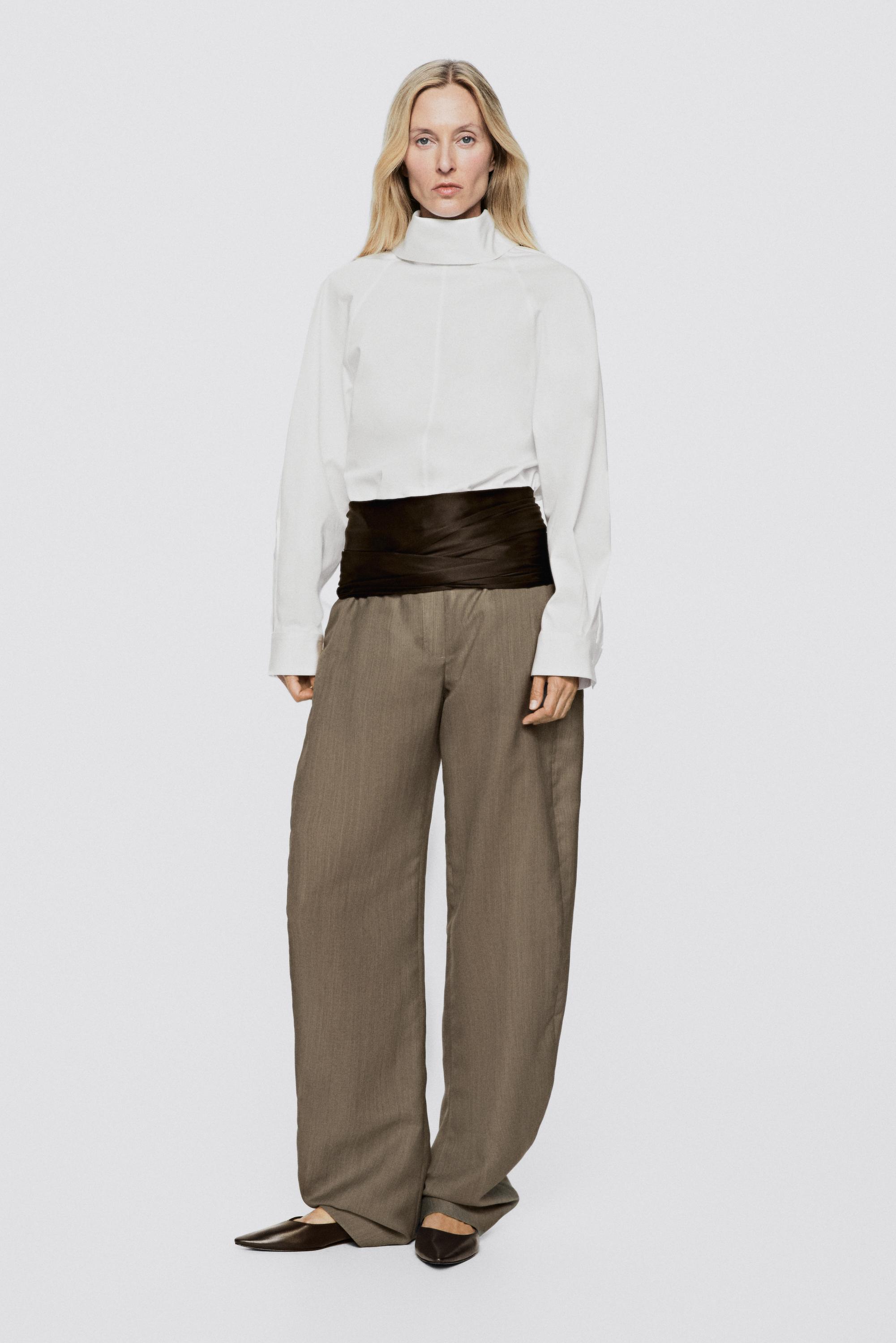 Wide-leg side seam pants - LIMITED EDITION
