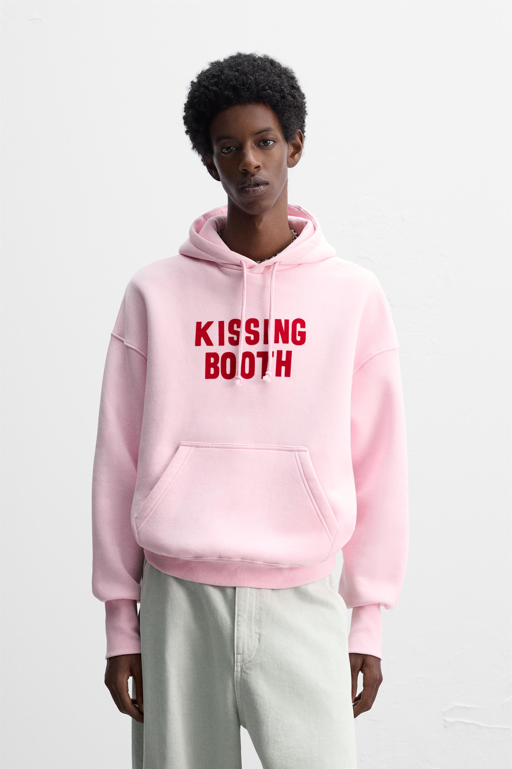 HOODIE X HARRY LAMBERT Pink ZARA United Kingdom